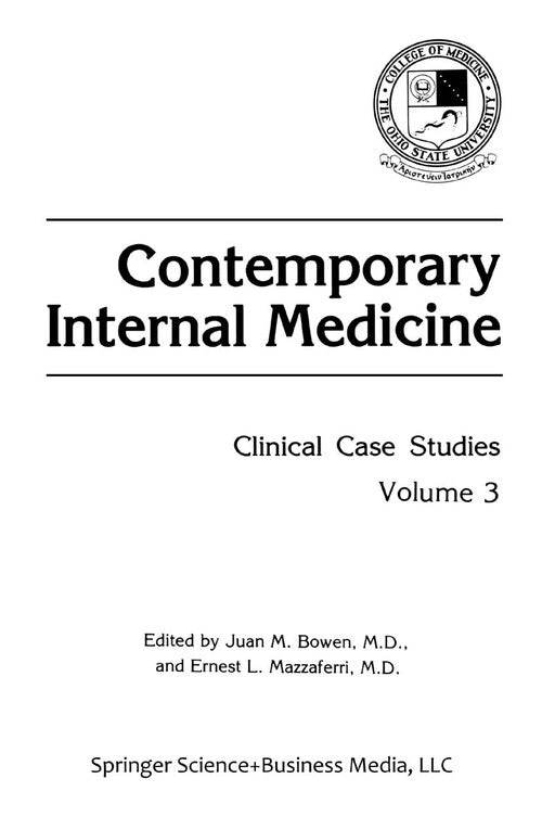 Contemporary Internal Medicine by Juan M Bowen ISBN 9780306436840