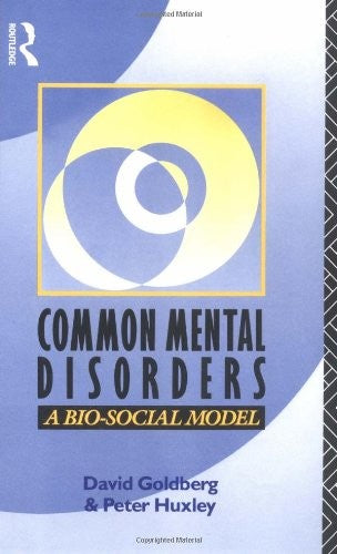 Common Mental Disorders ISBN 9780415059879