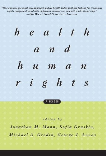 Health and Human Rights by Sofia Gruskin ISBN 9780415921022