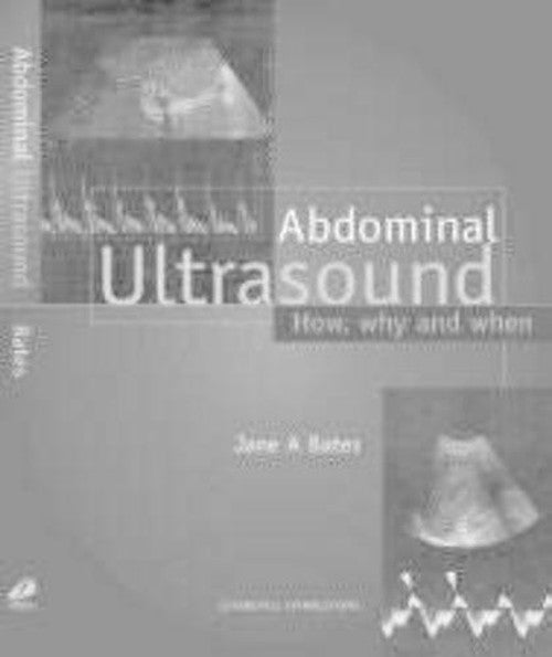 Abdominal Ultrasound by Jane Bates ISBN 9780443060076