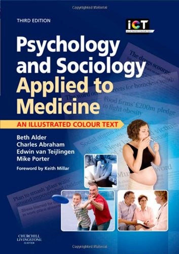 Psychology and Sociology Applied to Medicine by Beth Alder Bsc Cpsychol Fbpss ISBN 9780443067877