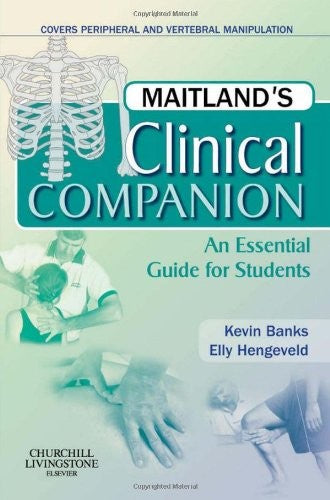 Maitland's Clinical Companion by Kevin Banks Ba Mcsp Srp ISBN 9780443069338