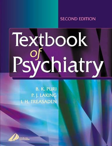 Textbook of Psychiatry by Basant K Puri ISBN 9780443070167