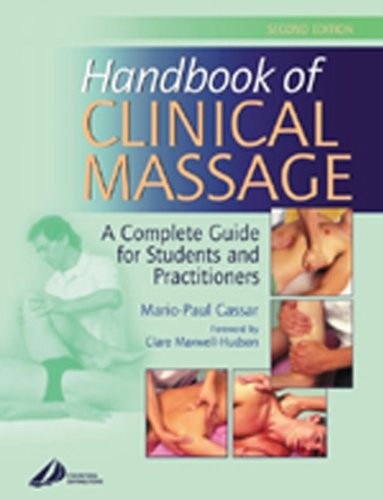 Handbook of Clinical Massage by Mariopaul Cassar ISBN 9780443073496