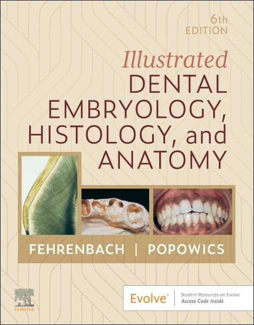 Illustrated Dental Embryology, Histology, and Anatomy by Margaret J Fehrenbach Rdh Ms