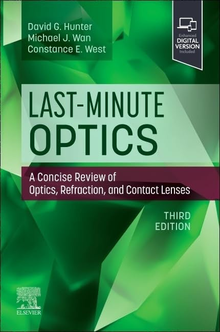 Last-Minute Optics by David G Hunter Md ISBN 9780443128073