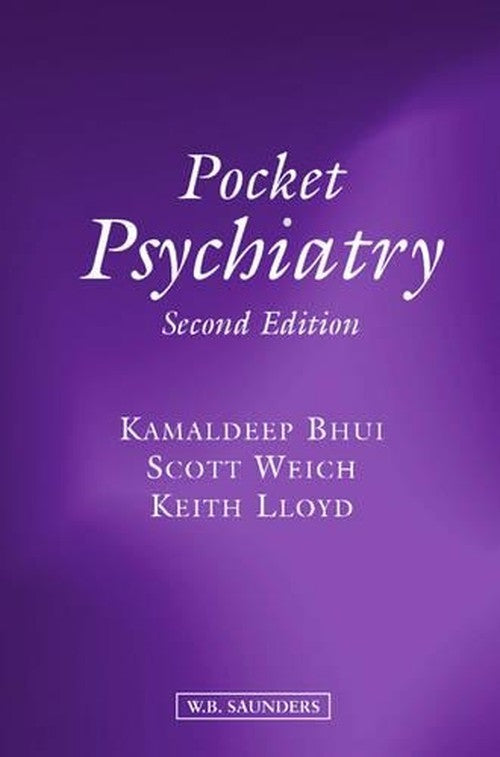 Pocket Psychiatry by Scott Weich ISBN 9780702026317