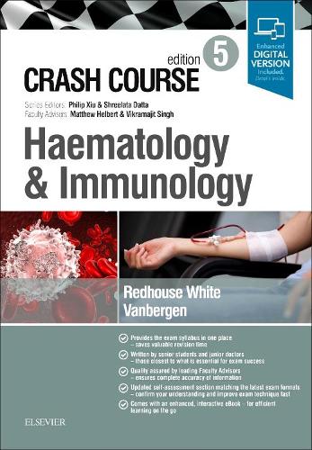 Crash Course Haematology and Immunology by Gus Redhouse White Bsc ISBN 9780702073632