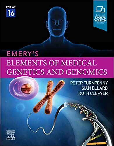 Emery's Elements of Medical Genetics and Genomics by Peter D Turnpenny Bsc Mb Chb Drcog Dch Frcp Frcpch Frcpath Fhea 9780702079665
