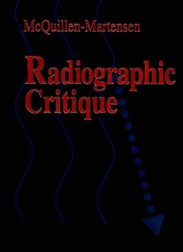 Radiographic Critique by Kathy Mcquillen Martensen ISBN 9780721649788