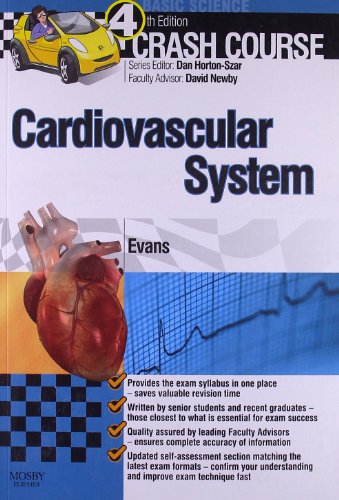 Crash Course Cardiovascular System by Jonathan Evans Bmedsci ISBN 9780723436287