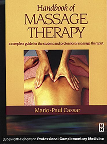 Handbook of Massage Therapy by Mario-Paul Cassar ISBN 9780750640008