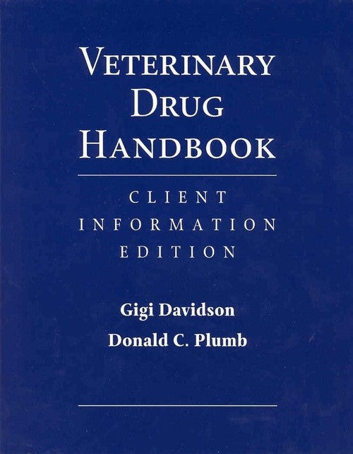 Veterinary Drug Handbook by Elizabeth J Davidson ISBN 9780813817835