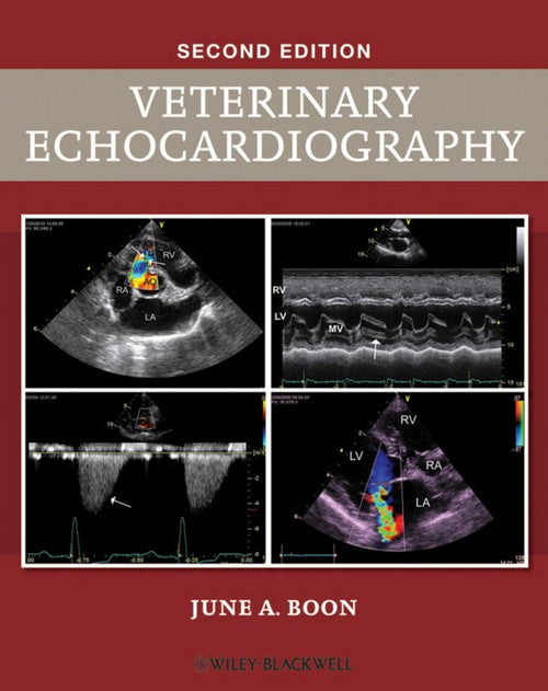Veterinary Echocardiography by June A Boon ISBN 9780813823850
