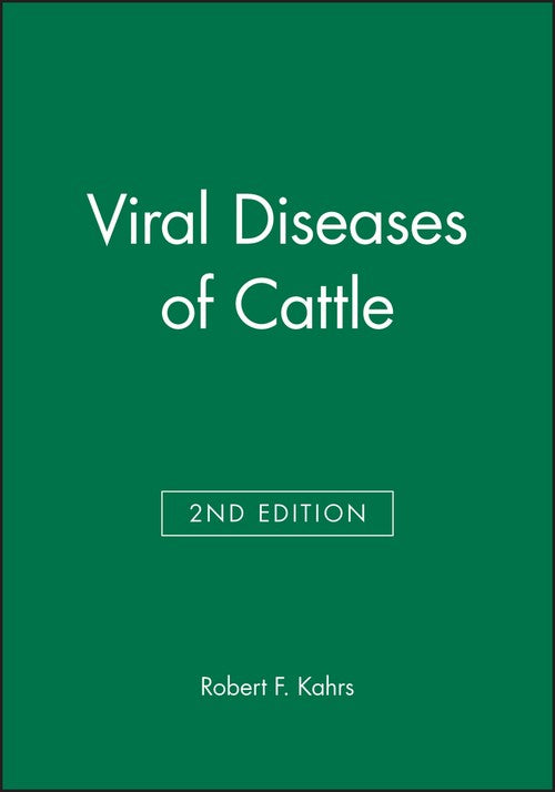 Viral Diseases of Cattle by Robert F Kahrs ISBN 9780813825915