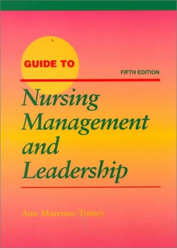 Guide to Nursing Management by Marriner ISBN 9780815164012