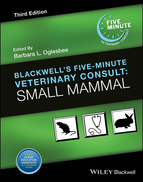 Blackwell's Five-Minute Veterinary Consult by Barbara L Oglesbee ISBN 9781119456520