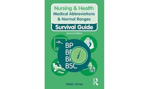Medical Abbreviations & Normal Ranges by Helen Jones (ISBN-13: 9781138351974)