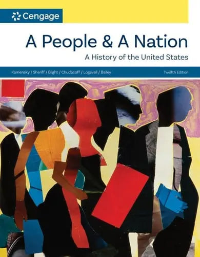 A People and a Nation A History of the United States by Jane Kamensky - front cover
