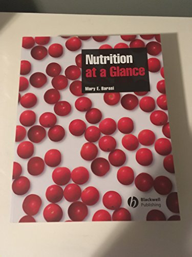 Nutrition at a Glance by Mary E Barasi ISBN 9781405134873