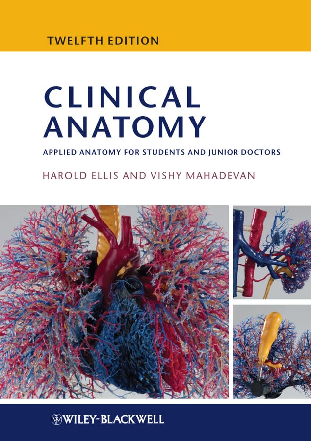 Clinical Anatomy by Harold Ellis ISBN 9781405186179