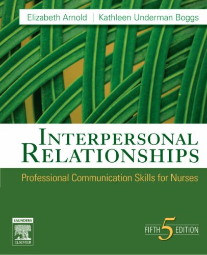 Interpersonal Relationships by Elizabeth C Arnold ISBN 9781416029137