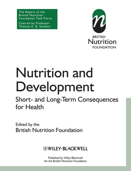 Nutrition and Development by Bnf ISBN 9781444336788