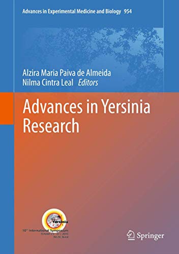 Advances in Yersinia Research by Alzira Maria Paiva De Almeida ISBN 9781461435600