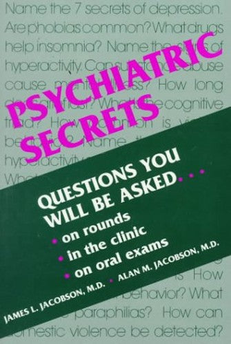 Psychiatry Secrets by Jj Jacobson ISBN 9781560531074
