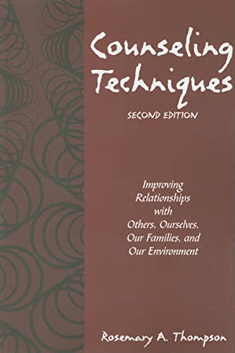 Counseling Techniques by Rosemary A Thompson Edd - ISBN 9781583913307