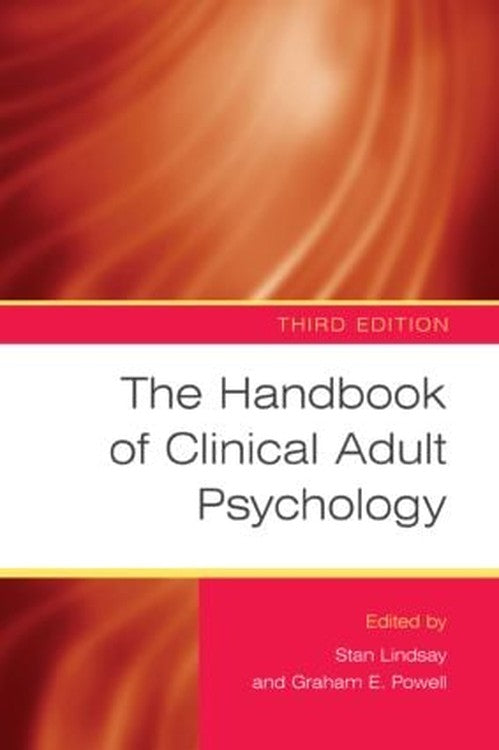 The Handbook of Clinical Adult Psychology by Stan Lindsay - ISBN 9781583918661