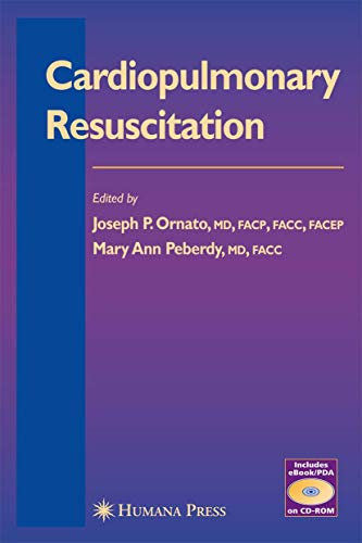 Cardiopulmonary Resuscitation by Joseph P Ornato ISBN 9781588292834
