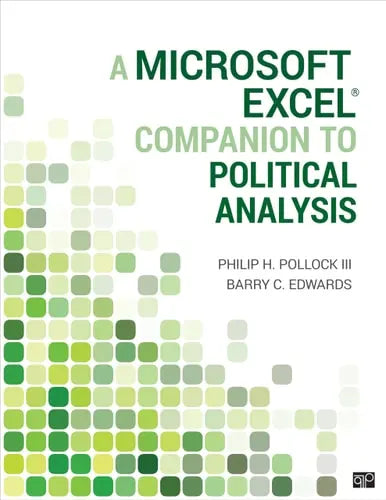 A Microsoft Excel® Companion to Political Analysis ISBN: 978-1071813355 - front cover