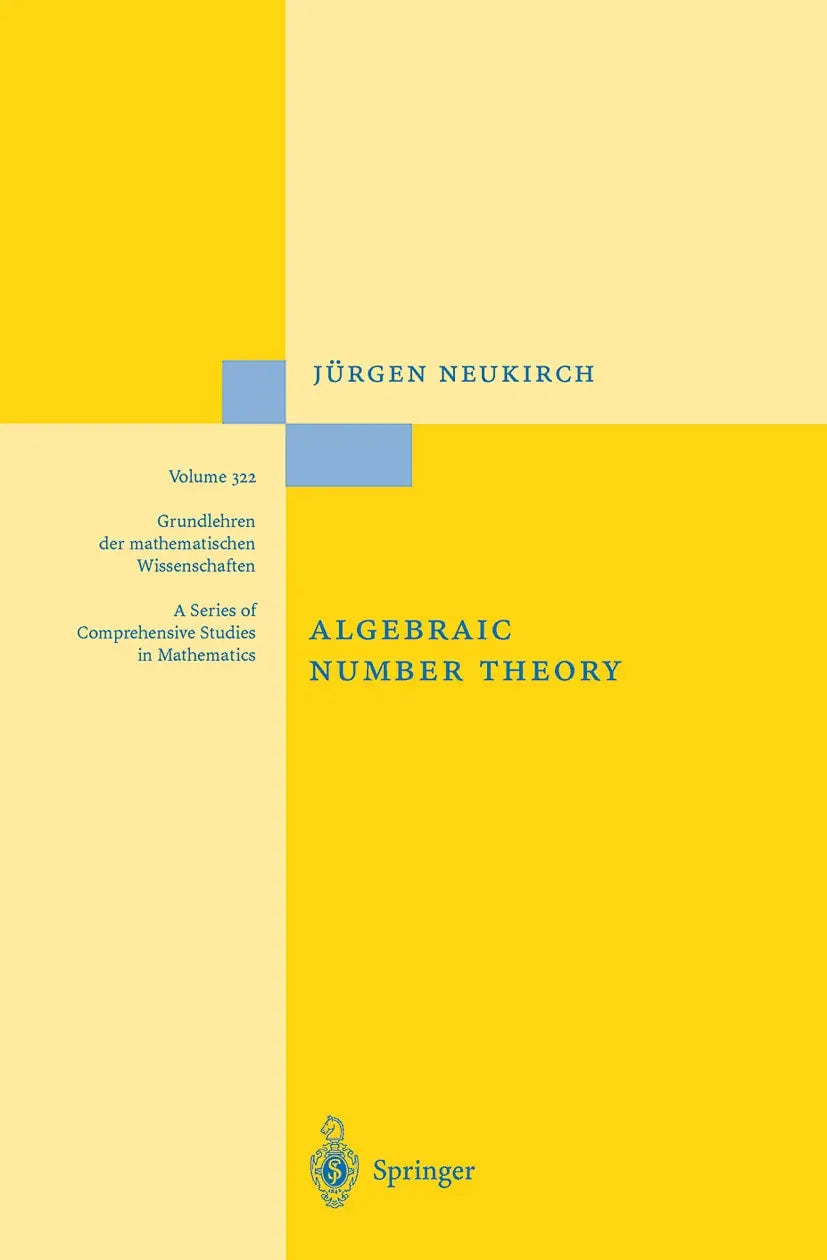 Algebraic Number Theory by Jürgen Neukirch ISBN 9783540653998 - front cover