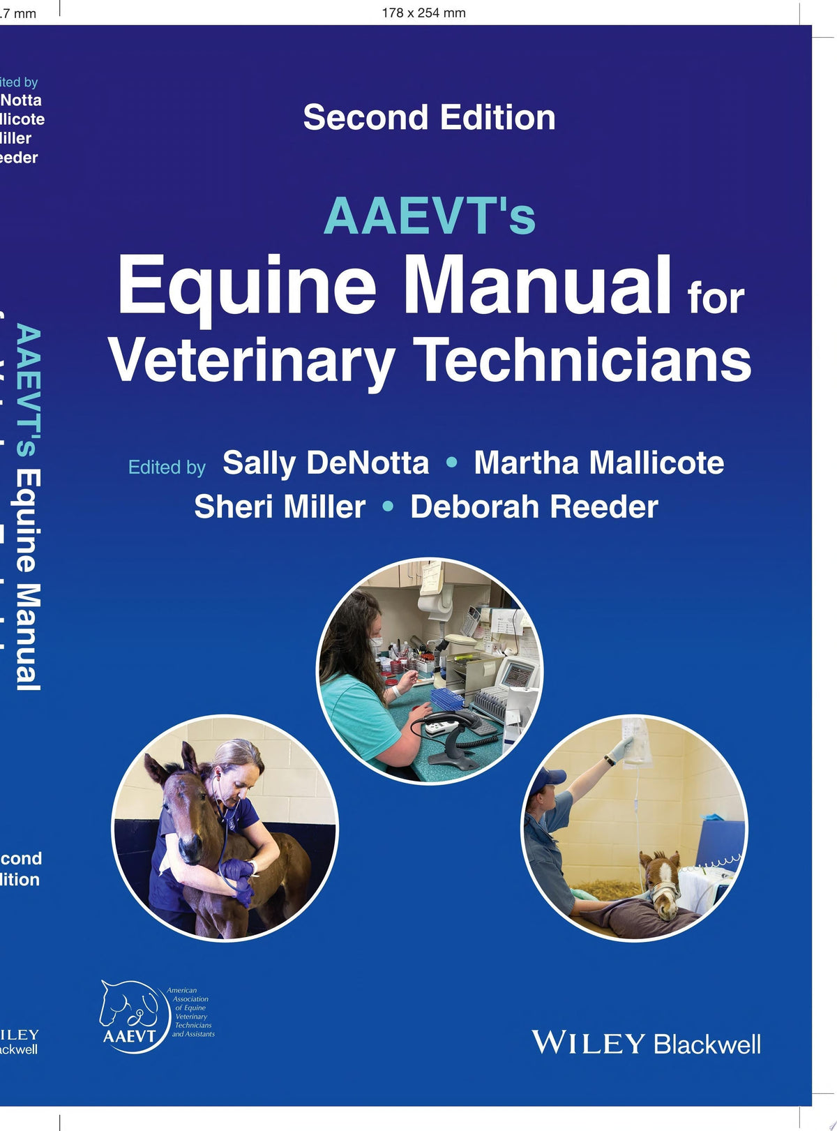 AAEVT's Equine Manual for Veterinary Technicians 2nd Edition - front cover