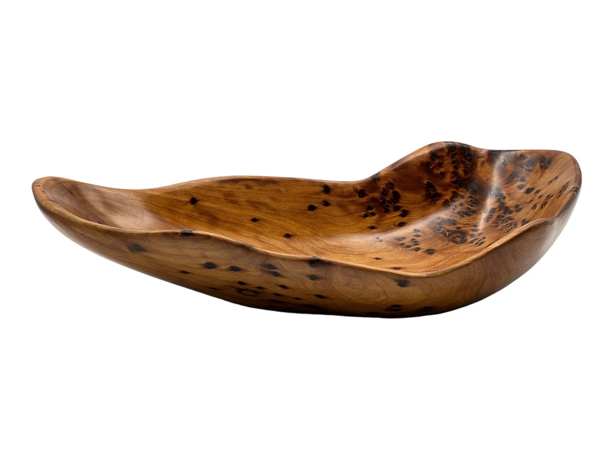 Arar Floka Plate | Handcrafted Arar Thuya Wood Decor