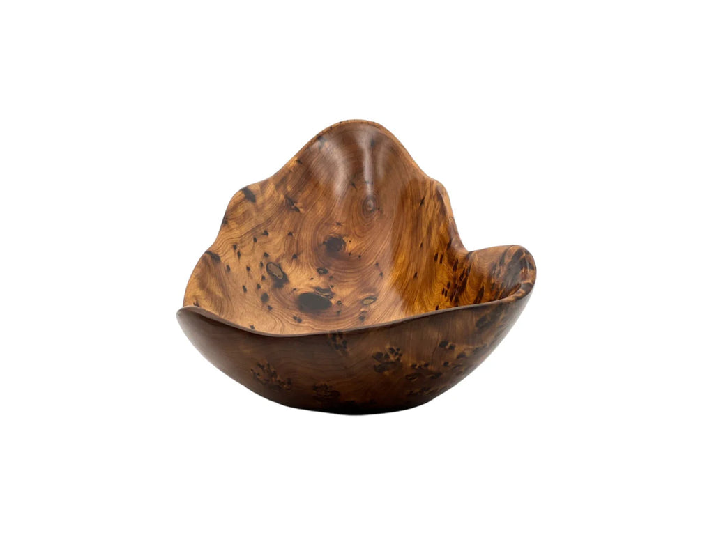 Arar Floka Plate | Handcrafted Arar Thuya Wood Decor
