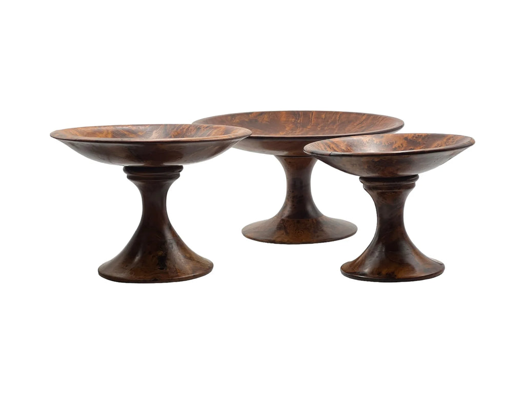Arar Footed Tray | Handcrafted Arar Thuya Wood Decor – Unique Moroccan Wood