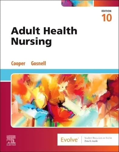 Adult Health Nursing by Cooper MSN  RN 10th Edition ISBN 9780443248856 - front cover