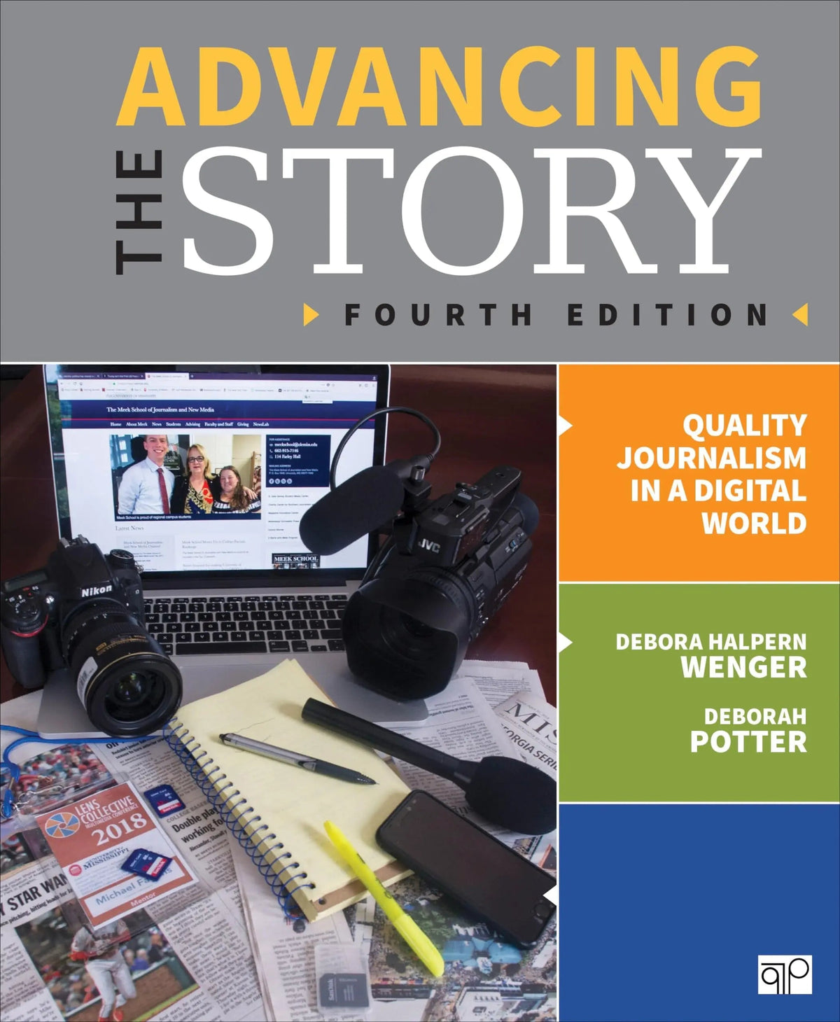 Advancing the Story Quality Journalism in a Digital World by Debora Halpern Wenger 4th Edition - front cover