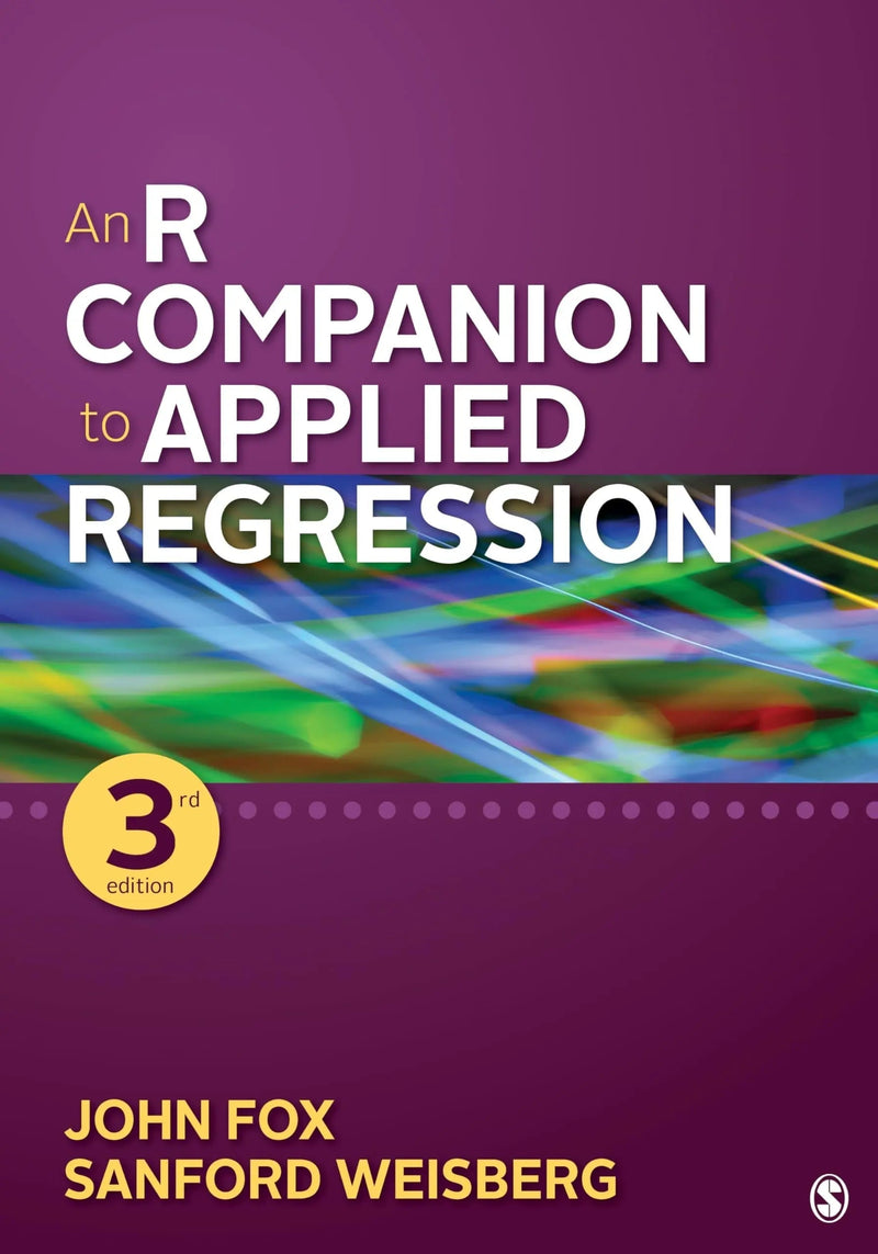 An R Companion to Applied Regression by John Fox 3rd Edition ISBN 9781544336473