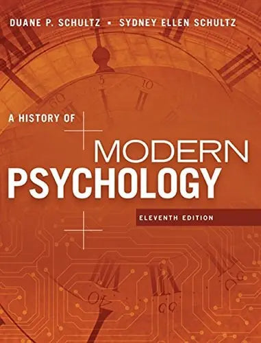 A History of Modern Psychology ISBN 9781305630048 - front cover
