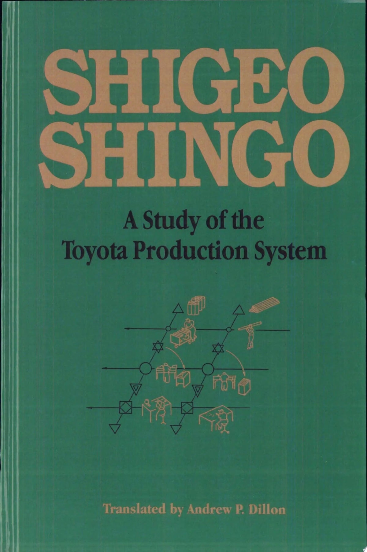 A Study of the Toyota Production System From an Industrial Engineering Viewpoint by Shigeo Shingo 1st Edition ISBN 9780915299171 - front cover