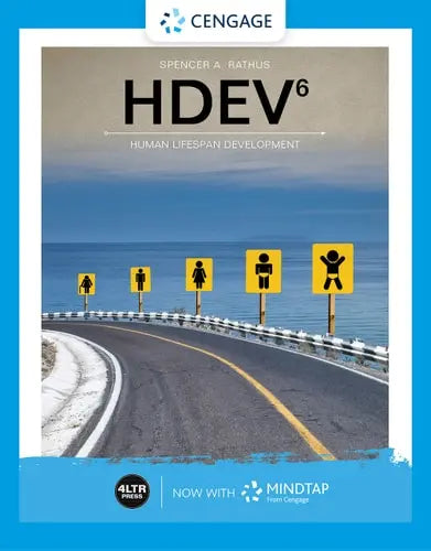 HDEV by Spencer A. Rathus 6th Edition ISBN 9780357040812