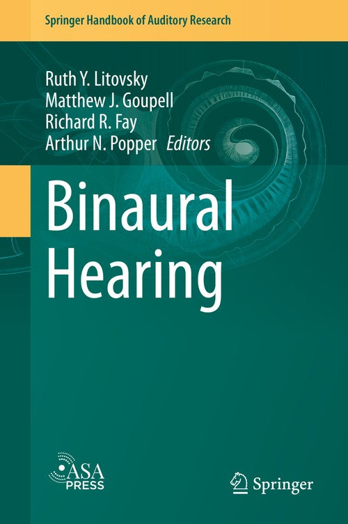 Binaural Hearing by Ruth Y Litovsky ISBN 9783030570996