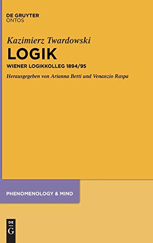 Logik by Kazimierz Twardowski ISBN 9783110335040