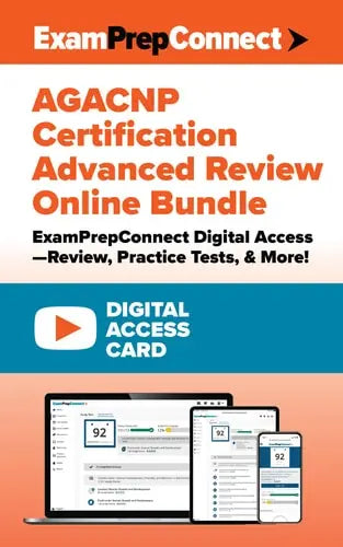 AGACNP Certification Advanced Review Online Bundle (Digital Access Card): ExamPrepConnect Digital Access―Review, Practice Tests, & More! by Springer Publishing Company ISBN: 978-0826159281 - front cover