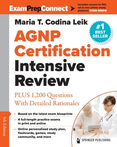 AGNP Certification Intensive Review by Maria T. Codina Leik ISBN: 978-0826170682