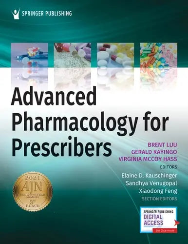 Advanced Pharmacology for Prescribers by Brent Luu ISBN: 978-0826195463 - front cover
