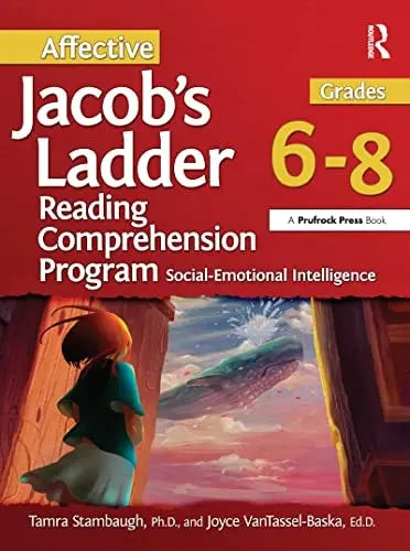 Affective Jacob's Ladder Reading Comprehension Program (Grades 6-8) Social-Emotional Intelligence by Tamra Stambaugh ISBN: 978-1618217561 - front cover